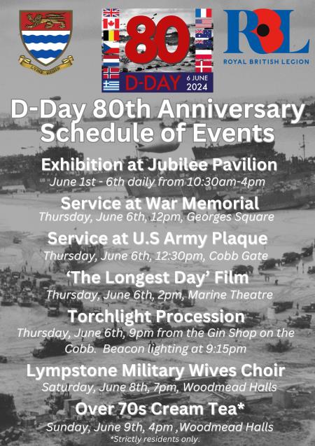 DDay80 anniversary programme of events